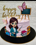 Black Board Stand Cake (1/2 kg)