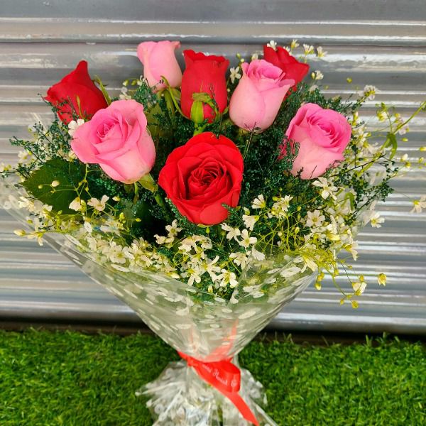10 roses bouquet