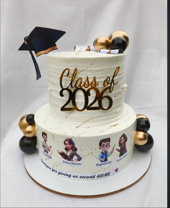 Customised 2kg teacher's day cake
