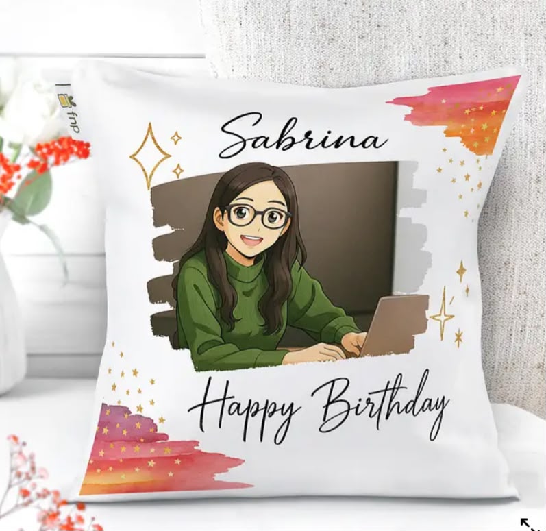 Customized pillow for Birthday