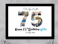 Personalized Birthday Photo Frame with Custom Name & Date
