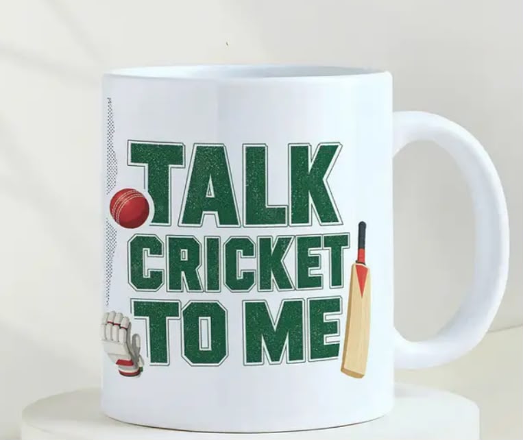 "Talk Cricket to me" Mug