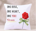 Romantic Quote Printed Cushion