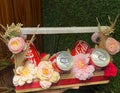 Coke Basket includes personalised note and 4 coke cans
