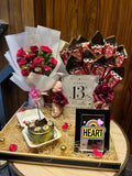 Personalized "13th Months Anniversary" Hamper with Bento Cake & Photo Frame