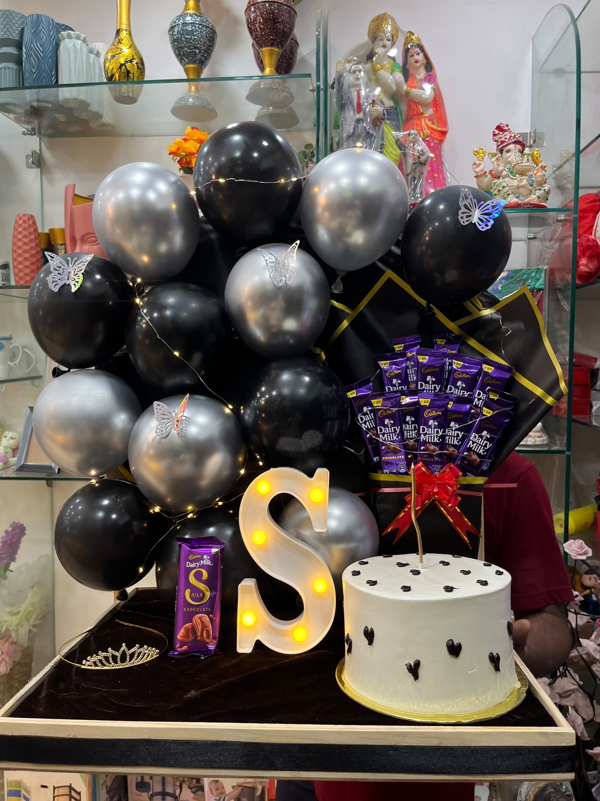 Black Silver Celebration Hamper