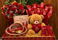 Kit Kat and Rose Bouquet Karwachauth Hamper