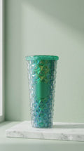 Green Glass Tumbler