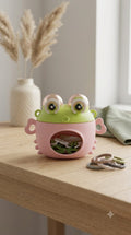 Frog Head 3D Eye Kids Sipper Bottle