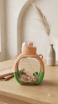 Cute Flat Square-Round Water Bottle