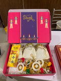Diwali Hamper 4 (Badam 100gm, Kishmish  100gm , Mix nuts 100gm , Tea light candle, Bandhanvar , Diwali Banner , 3 potlis)