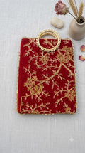 Round Circle Printed Pattern Potli
