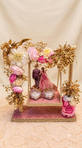Romantic Couple Jhula Ring Tray Platter