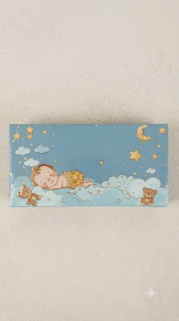 Sleeping Baby Shagun Envelope