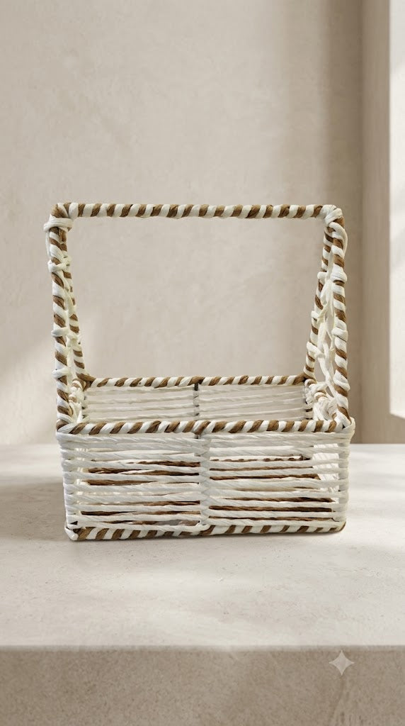 2 Jar  Handicraft Basket