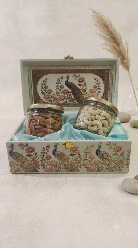 Peacock Theme 2 Jar Box
