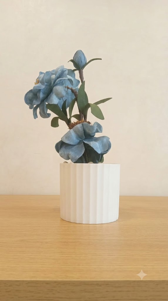 Blue Colour Flower Pot