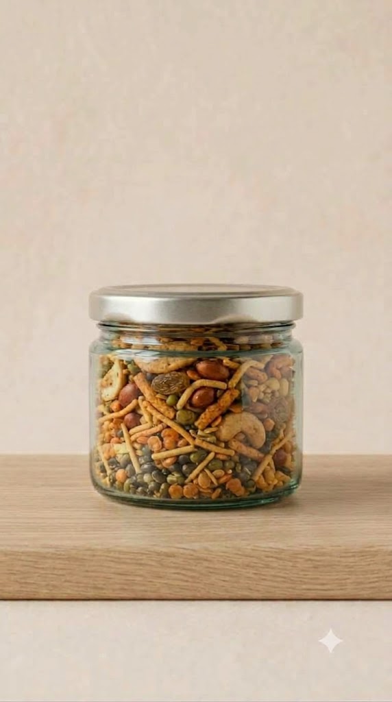Haldiram Mixture Jar