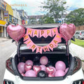 Pink Theme Car Decor
