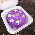 Lavender Daisy Bento Cake