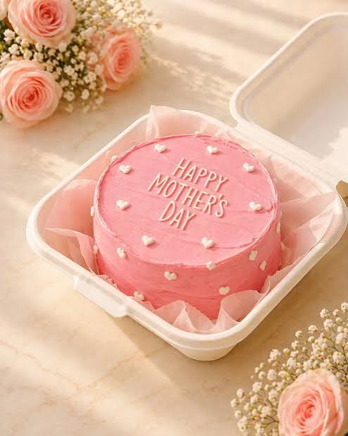 Light Pink Bento Cake