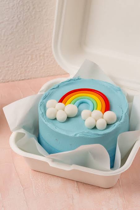 Rainbow Bento Cake