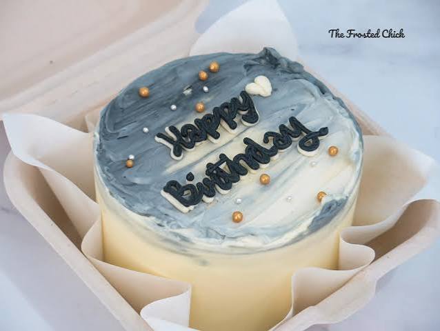 Blue Sky Bento Cake