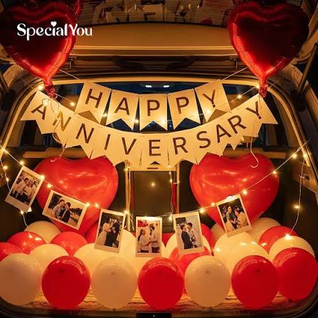 Anniversary Car Decor