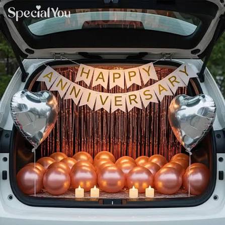 Pink Theme Car Decor