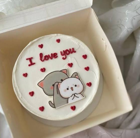 Cats Hug Bento Cake